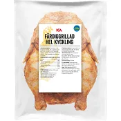 Kyckling hel färdiggrillad 650g ICA.