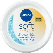 Hudkräm Soft Daily UV SPF15 100ml Nivea.