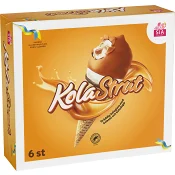 Gräddglass Kolastrutar 6-p 780ml Sia Glass.