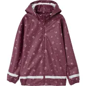 Regnjacka plommon 98/104 mywear.