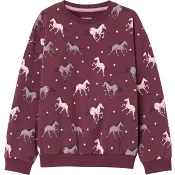 Tröja plommon 134/140 mywear.