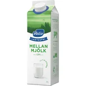 Mellanmjölkdryck Laktosfri 1,5% 1l Valio.