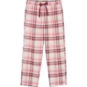 Flanellbyxa Rosa Bandet vinröd/rosa 134/140 mywear.