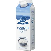 Yoghurt Naturell Laktosfri 2,5% 1l Valio.