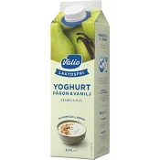 Yoghurt Päron &amp; Vanilj 2,1% Laktosfri 1000g Valio.