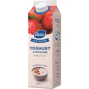 Yoghurt Jordgubb Laktosfri 2,1% 1000g Valio.