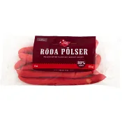 Röd Hot Dog pölser 375g Göl.