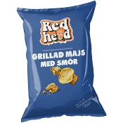 Chips Grillad majs med smör 150g Redhead.