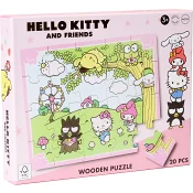 Pussel trä 20 bitar Hello Kitty.