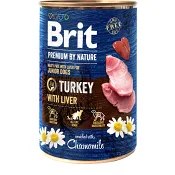 Hundmat Kalkon 400g Brit Premium.