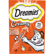 Kattgodis Creamy Chicken 4p Dreamies.