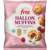 Hallonmuffins Glutenfria 4-p Fria.