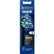 Tandborstrefill Cross Action Svart 3p Oral-B.