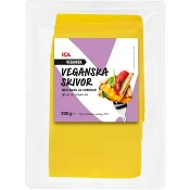 Ost Cheddar Skivor Vegansk 200g ICA.