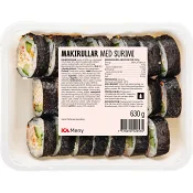 Sushi Makirullar med Surimi 630g ICA Meny.