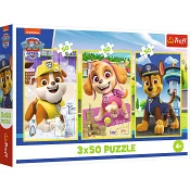 Pussel Paw Patrol 3x50 bitar Trefl.