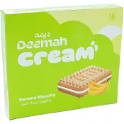 Kex med bananfyllning 432g Deemah.