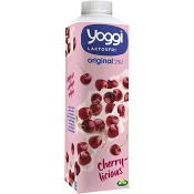 Yoghurt Original Körsbär Laktosfri 2% 1000g Yoggi®.