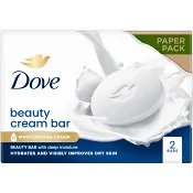 Tvål fast Beauty Bar Original 2-pack Dove.