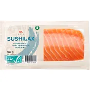 Sushilax Färsk Laxloin 180g Miljömärkt ICA Asia.