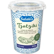 Tzatziki 8,3% fett 500g Salakis.