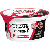 Kvarg Strawberry Sundae Laktosfri 158g Lindahls.