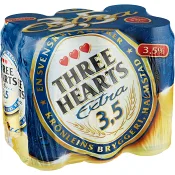 Öl 3,5% 6-Pack 3l Three Hearts.