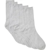 Sportsocka 5p gråmelange 41/45 mywear.