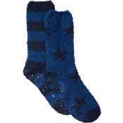 Socka 2p Stars Blå/grå 30/34 mywear.