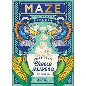 Micropopcorn Cheesy Jalapeño 240g Maze.