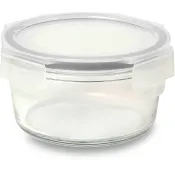 Förvaringsburk Rund Glas med lock 400ml ICA.