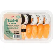 Sushi 11 bitar 367g ICA Asia.