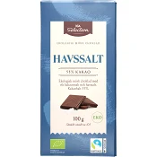 Chokladkakor Mörk choklad Havssalt eko 100g ICA Selection.