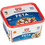 Fetaost i Lag 1,5kg Dodoni.