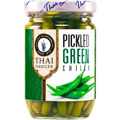Grön Chilli Picklad 200g Thai Dancer.