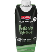 Proteindryck Pistage utan tillsatt socker Laktosfri 330ml High Protein.