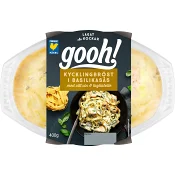 Färdigmat Kycklingbröst i Basilikasås 400g Gooh.