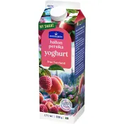Fruktyoghurt Hallon Persika 2,7% 1000g Norrmejerier.