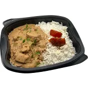 Kycklinggryta Med Paprika, Champinjoner &amp; Ris 415g Jätten Cater.