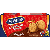 Digestive Creams Mini Chocolate 185g Mc Vities.