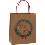 Presentpåse 19x22cm Krans.