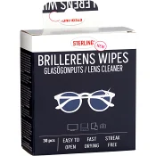 Rengöringsservetter Glasögon Puts 30-p Sterling.
