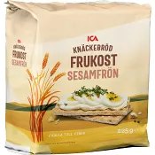 Frukost Knäckebröd Sesam 225g ICA.