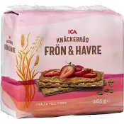 Knäckebröd Frön &amp; Havre 265g ICA.