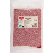 Blandfärs Färsk 18% 1kg Scan.