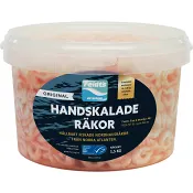 Handskalade Räkor 1,5kg Feldts.