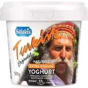 Yoghurt Turkisk Extra krämig 17% 500g Salakis.