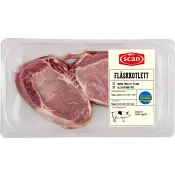 Fläskkotlett Färsk Skivad 300g Scan.