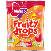 Godis Fruity Drops Mix 170g Malaco.