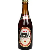 Lättöl Mörk 2,2% 33cl Three Hearts.